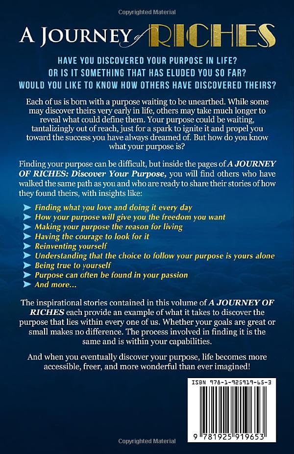 A Journey of Riches Discover Your Purpose Book